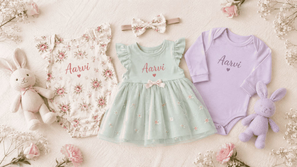 Cute & Comfortable Baby Girl Outfits India 2