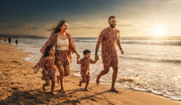 Matching Family beach Outfits for Beach Vacations: Inspiration and Ideas
